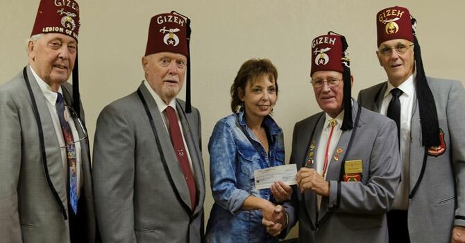 Shriners Donate to Breakfast Club image