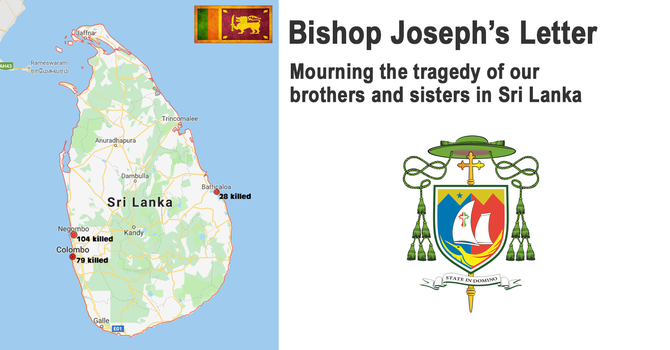 Bishop Joseph's Letter on Sri Lanka image