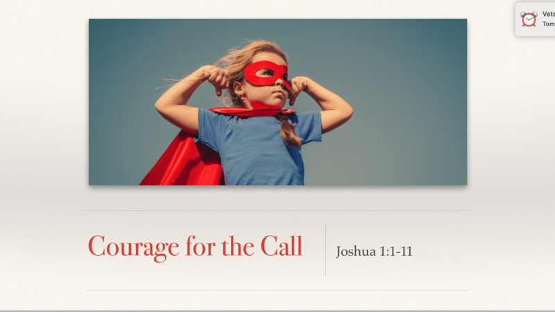 PM Service/ Courage for the Call