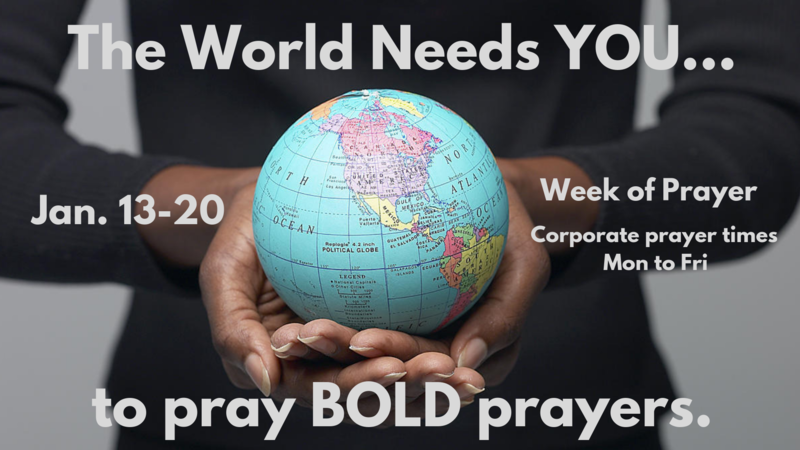 PM Service/ Pray BOLD Prayers